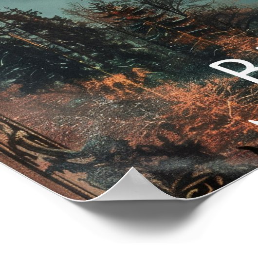 Bavaria Neuschwanstein Castle Vintage Poster (Hoek)