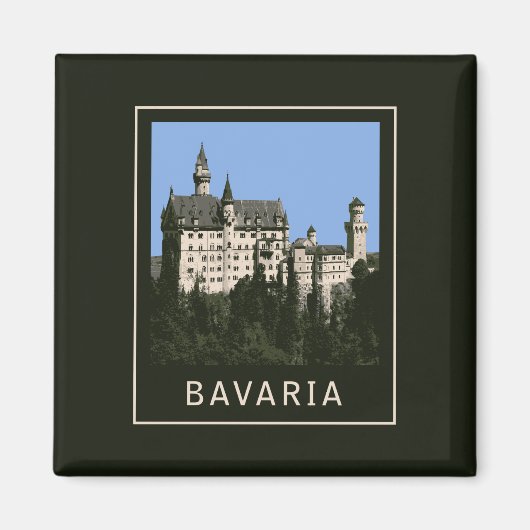 Bavaria Neuschwanstein Magneet (Voorkant)