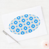 Bavaria Pattern Ovale Sticker (Envelop)
