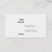 Bavaria Professional Visitekaartje (Achterkant)