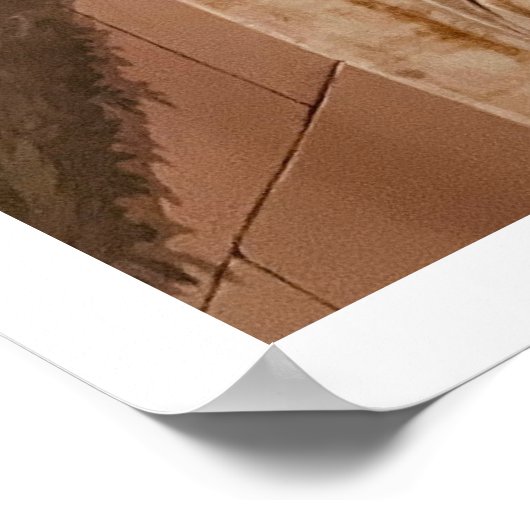 Bavaria Rathaus-Glockenspiel in München, Duitsland Poster (Hoek)