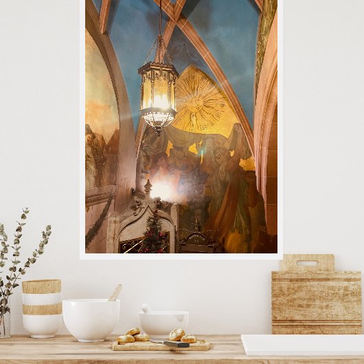 Bavaria Rathaus-Glockenspiel in München, Duitsland Poster (Keuken)