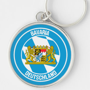 Bavaria Round Emblem Sleutelhanger