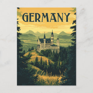 Bavaria Travel Souvenir -  Duits Kasteel Briefkaart