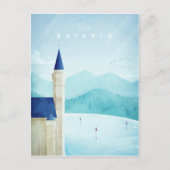 Bavaria Vintage Travel Poster - Art Briefkaart (Voorkant)