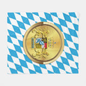 Bavaria Wapenschild Deken (Voorkant (Horizontaal))