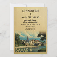 Bavaria Wedding Invitation Germany Bad Tolz Isar