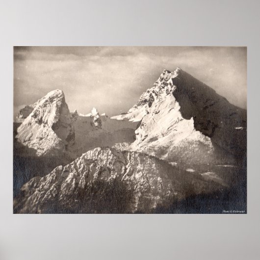 Bavarian Alps - Berchtesgaden - Watzmann - Alpen Poster (Voorkant)