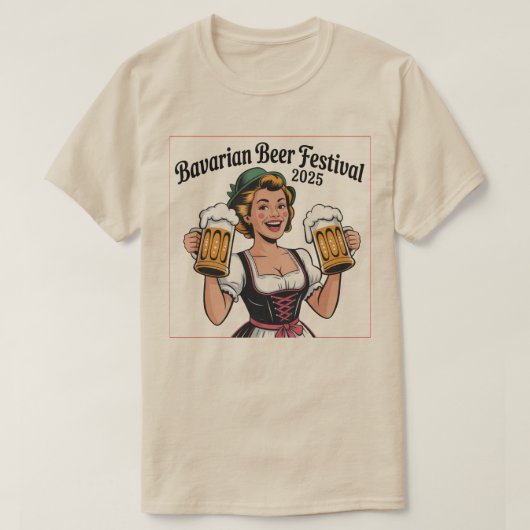 Bavarian Beer Festival T-shirt – Perfect voor bier (Design voorkant)