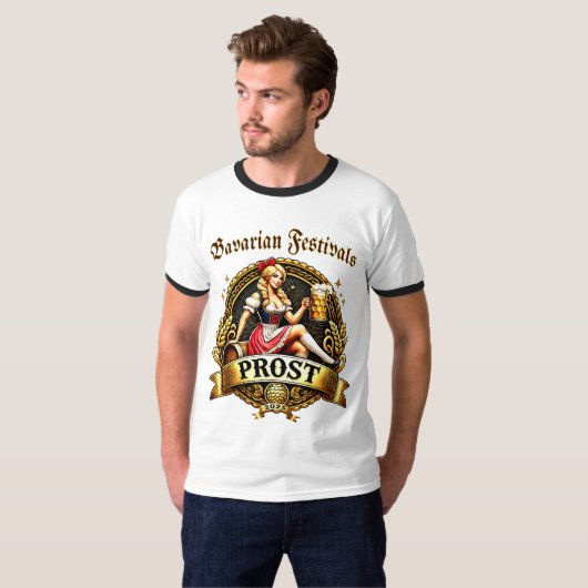 Bavarian Festivals -  Dirndl 2025 T-shirt (Voorkant volledig)