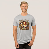 Bavarian Festivals - Prost -  Kirchweih 2025 Tri-Blend Shirt (Voorkant volledig)