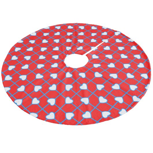 Bavarian Fleece Kerstboom Rok (Gekanteld)