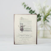 Bavarian Girls Song van Maxim Gouci, zangblad Briefkaart (Staand voorkant)