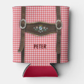 Bavarian Lederhosen Koelbox Blikjeskoeler (Voorkant)