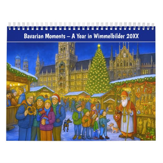 Bavarian Moments – A Year in Wimmelbilder Kalender (Hoes)