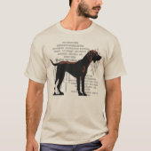  Bavarian Mountain Hound Silhouette T-Shirt (Voorkant)