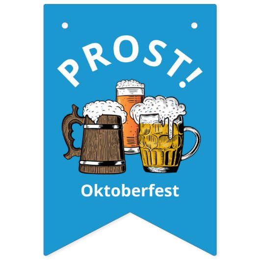 Bavarian OKTOBERFEST Vlaggetjes (Eerste vlag)