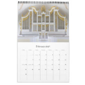 Bavarian organ calendar kalender (Feb 2027)
