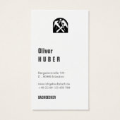 Bavarian Roof Visitekaartje (Achterkant)