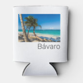 Bavaro Beach Caribbean Dominican Republic Souvenir Blikjeskoeler (Voorkant)