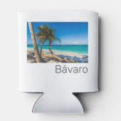 Bavaro Beach Caribbean Dominican Republic Souvenir Blikjeskoeler (Achterkant)