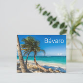 Bavaro Beach Caribbean Dominican Republic Souvenir Feestdagenkaart (Staand voorkant)