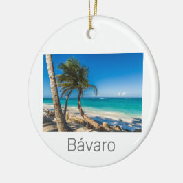 Bavaro Beach Caribbean Dominican Republic Souvenir Keramisch Ornament