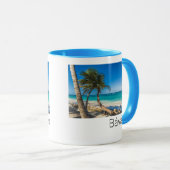 Bavaro Beach Caribbean Dominican Republic Souvenir Mok (Voorkant rechts)