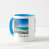 Bavaro Beach Caribbean Dominican Republic Souvenir Mok (Voorkant links)