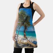 Bavaro Beach Caribbean Dominican Republic Souvenir Schort (Insitu)