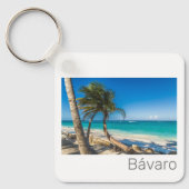 Bavaro Beach Caribbean Dominican Republic Souvenir Sleutelhanger (Voorkant)