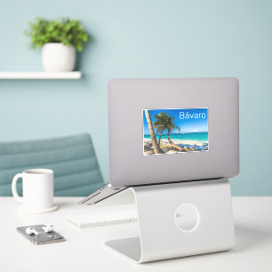 Bavaro Beach Caribbean Dominican Republic Souvenir Sticker