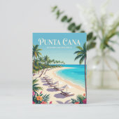 Bavaro Beach Dominicaanse Republiek Briefkaart (Staand voorkant)