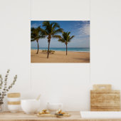 Bavaro Beach, Dominicaanse Republiek Coconut Trees Poster (Keuken)
