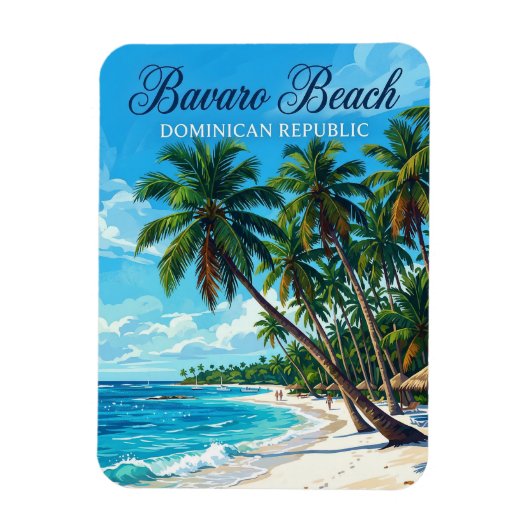 Bavaro Beach Dominicaanse Republiek Magneet (Verticaal)