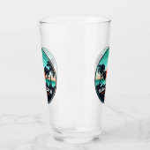 Bavaro Beach Dominicaanse Retro Sunset Souvenir 60 Glas (Rechts)