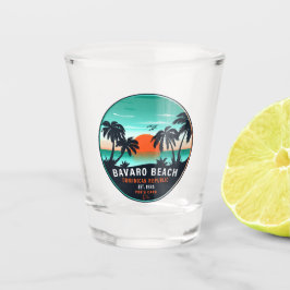 Bavaro Beach Dominicaanse Retro Sunset Souvenir 60 Shot Glas