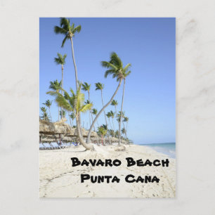 Bavaro Beach op het eiland Punta Cana Briefkaart
