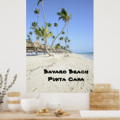 Bavaro Beach op het eiland Punta Cana Poster (Keuken)