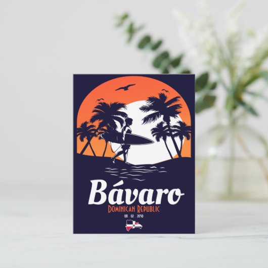 Bávaro Dominicaanse Republiek  Souvenirs Briefkaart (Staand voorkant)