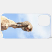 Baviaan aap boven op een berg Case-Mate iPhone case (Achterkant (horizontaal))