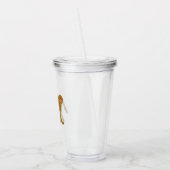 Baviaan aap kunst acryl drinkbeker (Links)