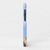 Baviaan aap op de top van een berg Case-Mate iPhone case (Achterkant/links)