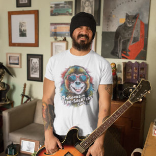 Baviaan Bonanza T-shirt: Ape-absoluut cool stateme T-shirt