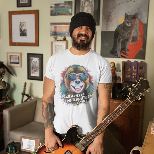 Baviaan Bonanza T-shirt: Ape-absoluut cool stateme T-shirt