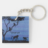 Bavianen Sleutelhanger (Achterkant)