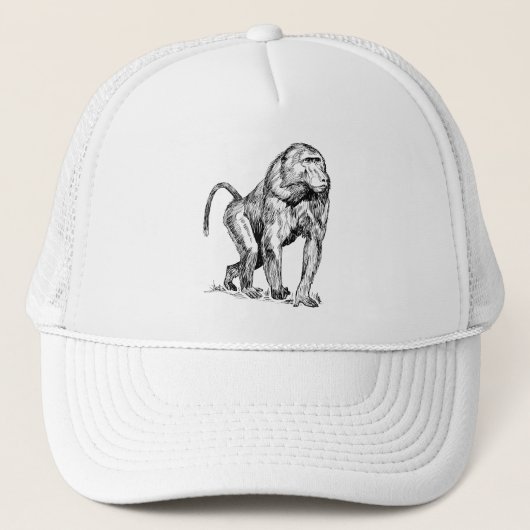 Bavianen Trucker Pet (Voorkant)