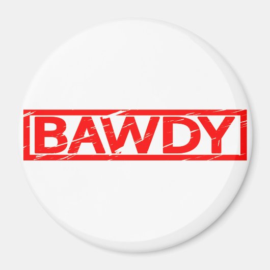 Bawdy Stamp Magneet (Voorkant)