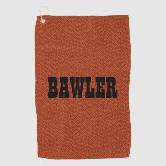 Bawler Baller Golfhanddoek (Voorkant)