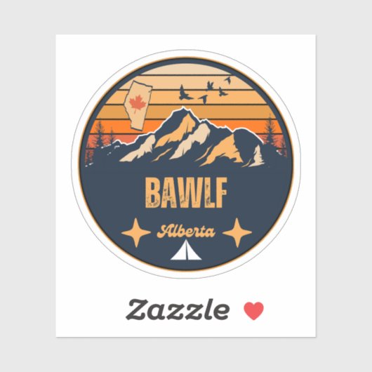 Bawlf, Alberta Sticker (Vel)